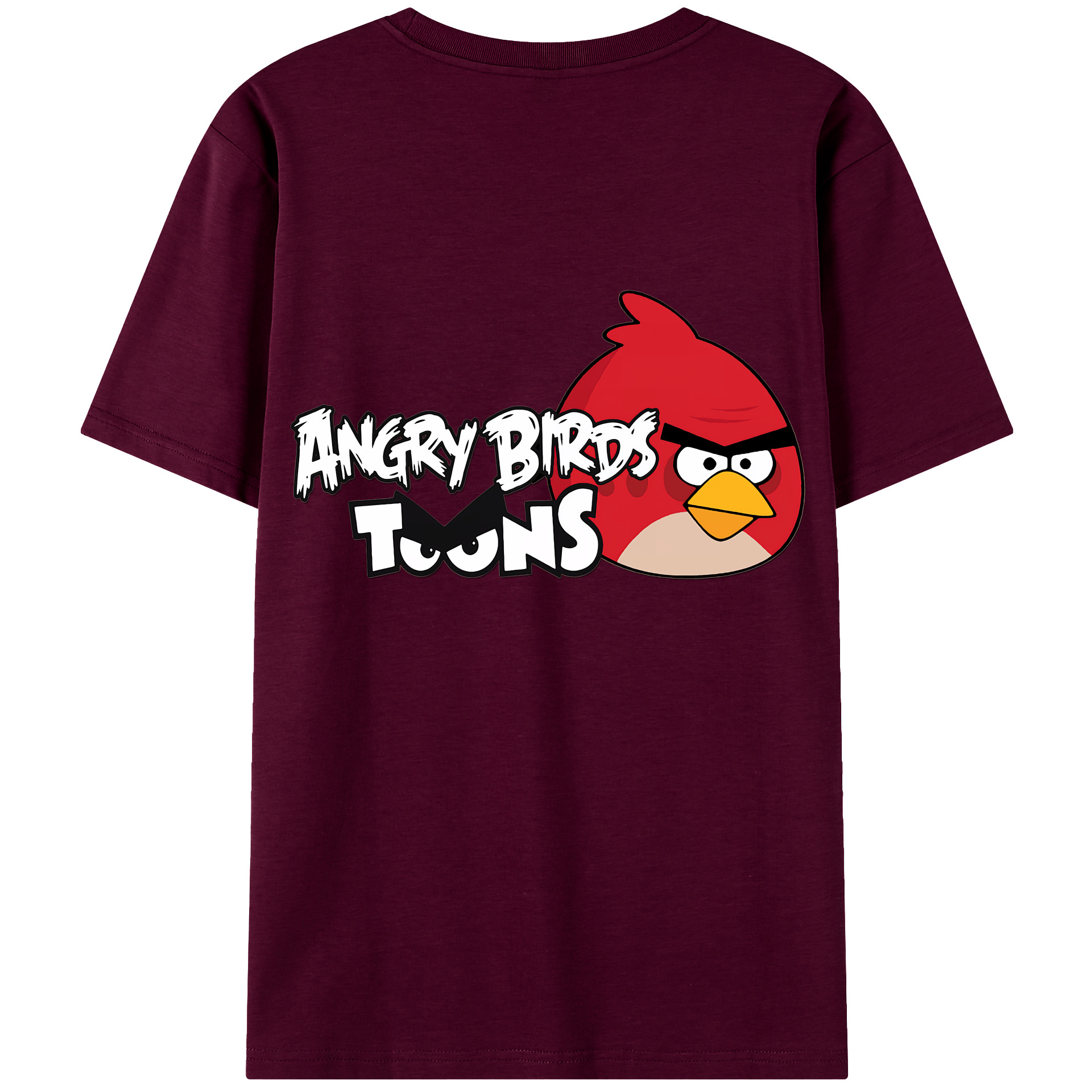 （画像用） Angry Birds アングリーバード レディース半袖Tシャツ(バックプリント)